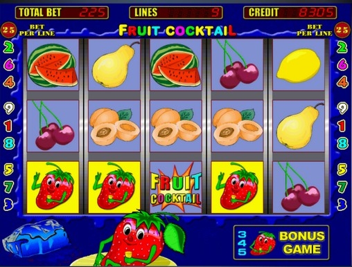 Fruit Cocktail  (Фруктовый коктейль (Клубничка)) из раздела Игровые автоматы
